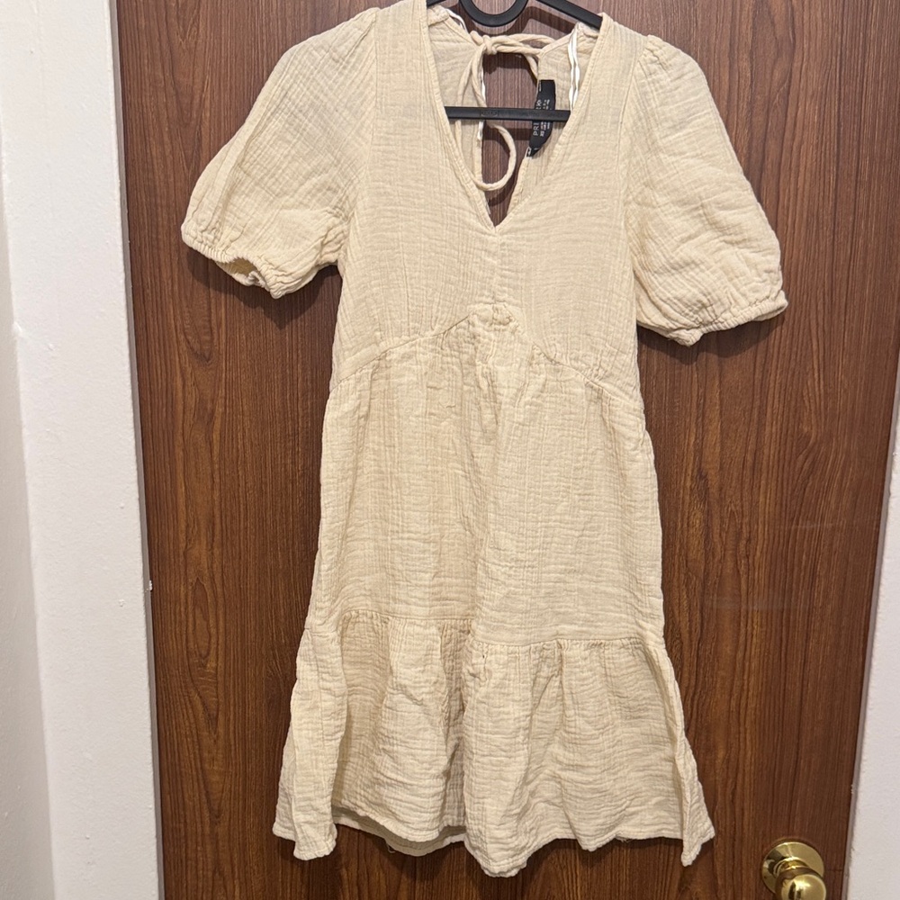 Primark Cream Midi Dress